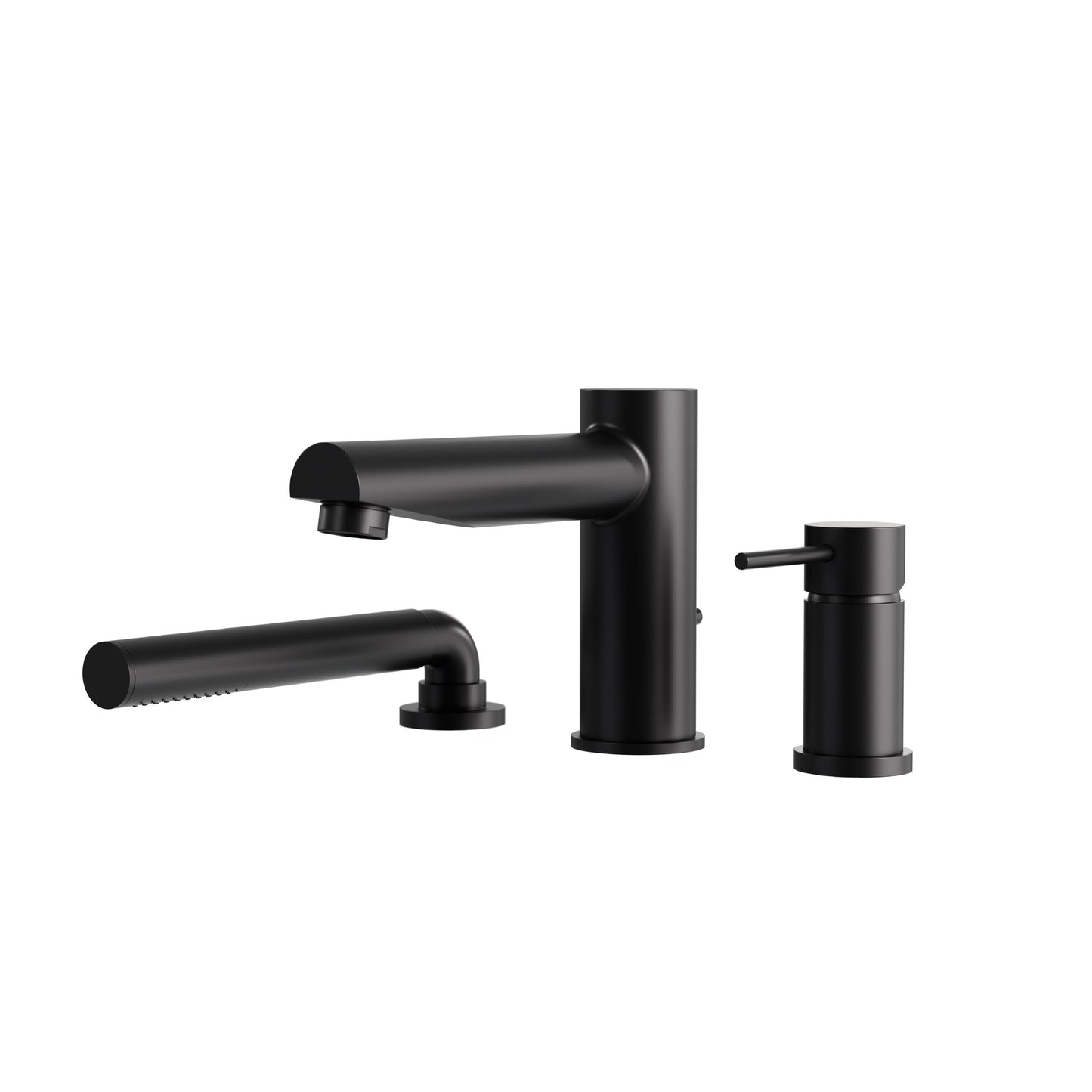 Volare 3-piece Deckmount Tub Filler with Handshower