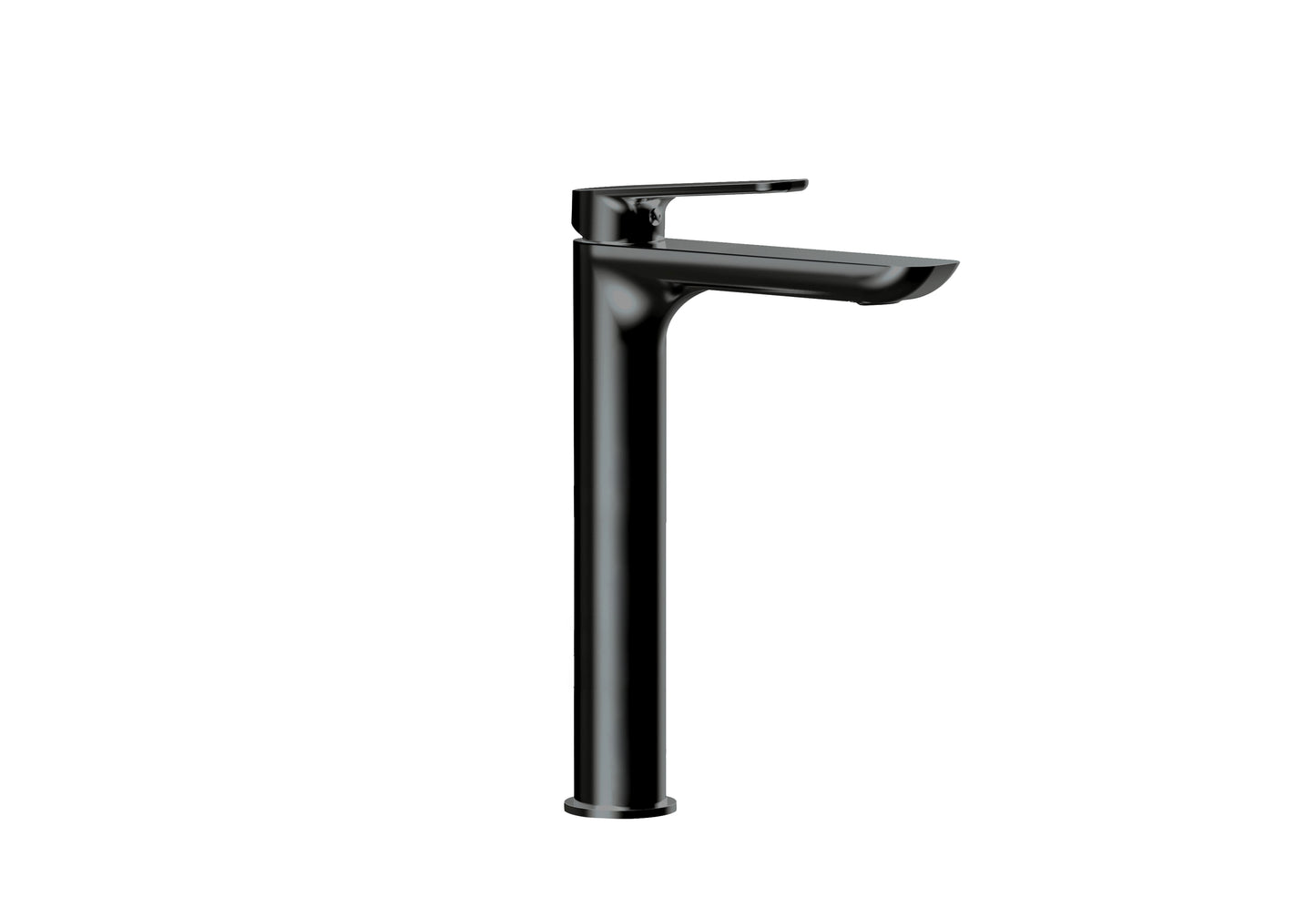 Tall single-hole lavatory faucet Press pop-up drain included - Plomberie Royalmount