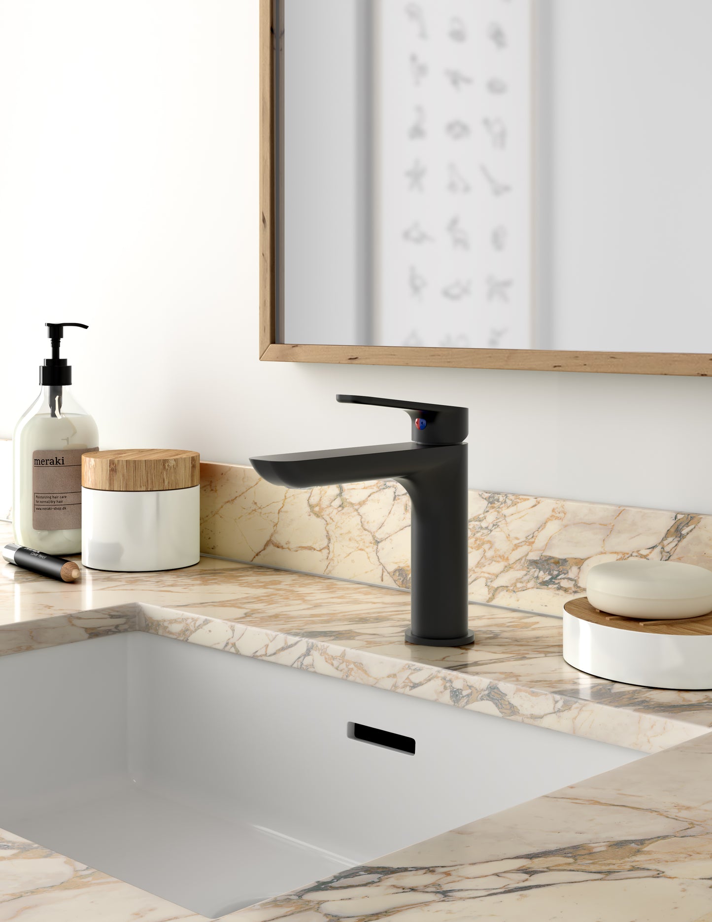 Single-hole lavatory faucet Press pop-up drain included - Plomberie Royalmount
