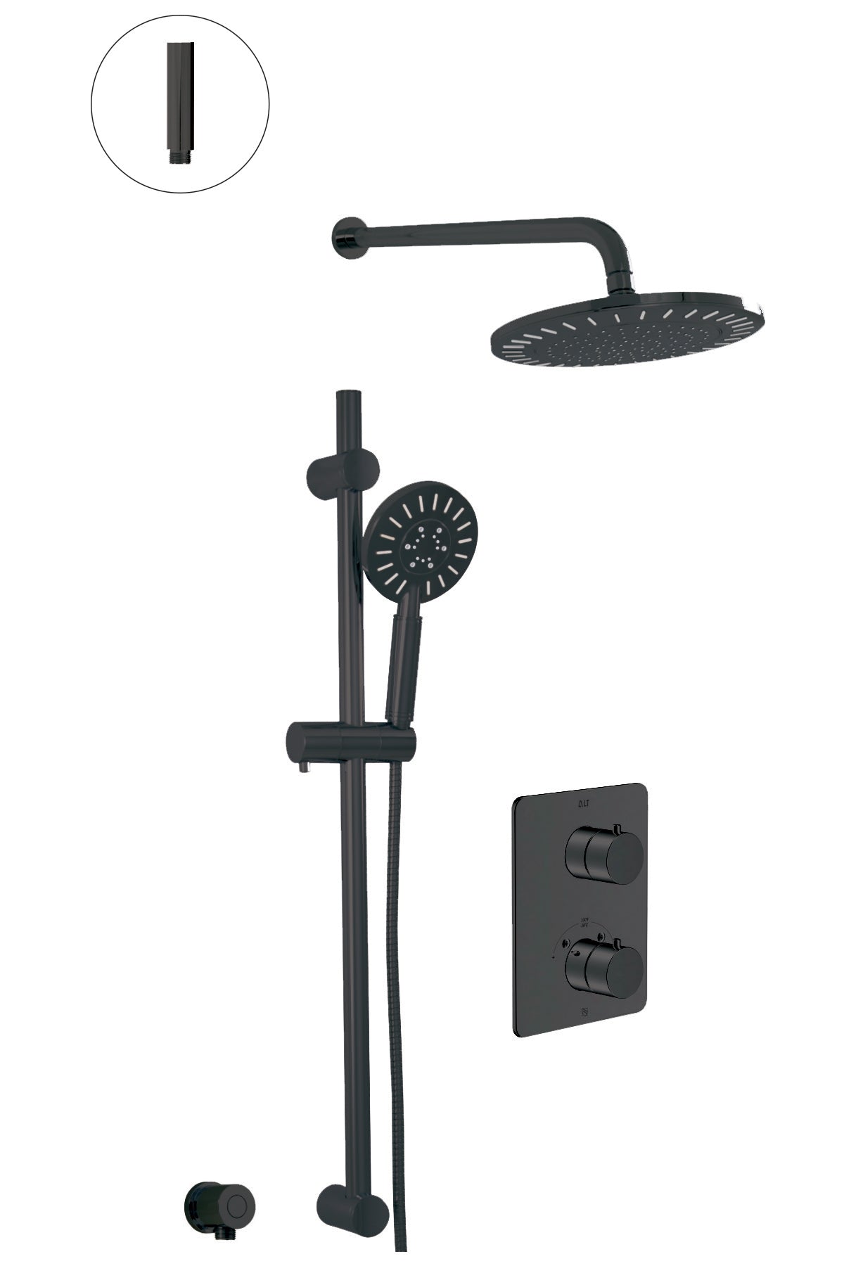 Thermostatic shower system 2 functions - Plomberie Royalmount