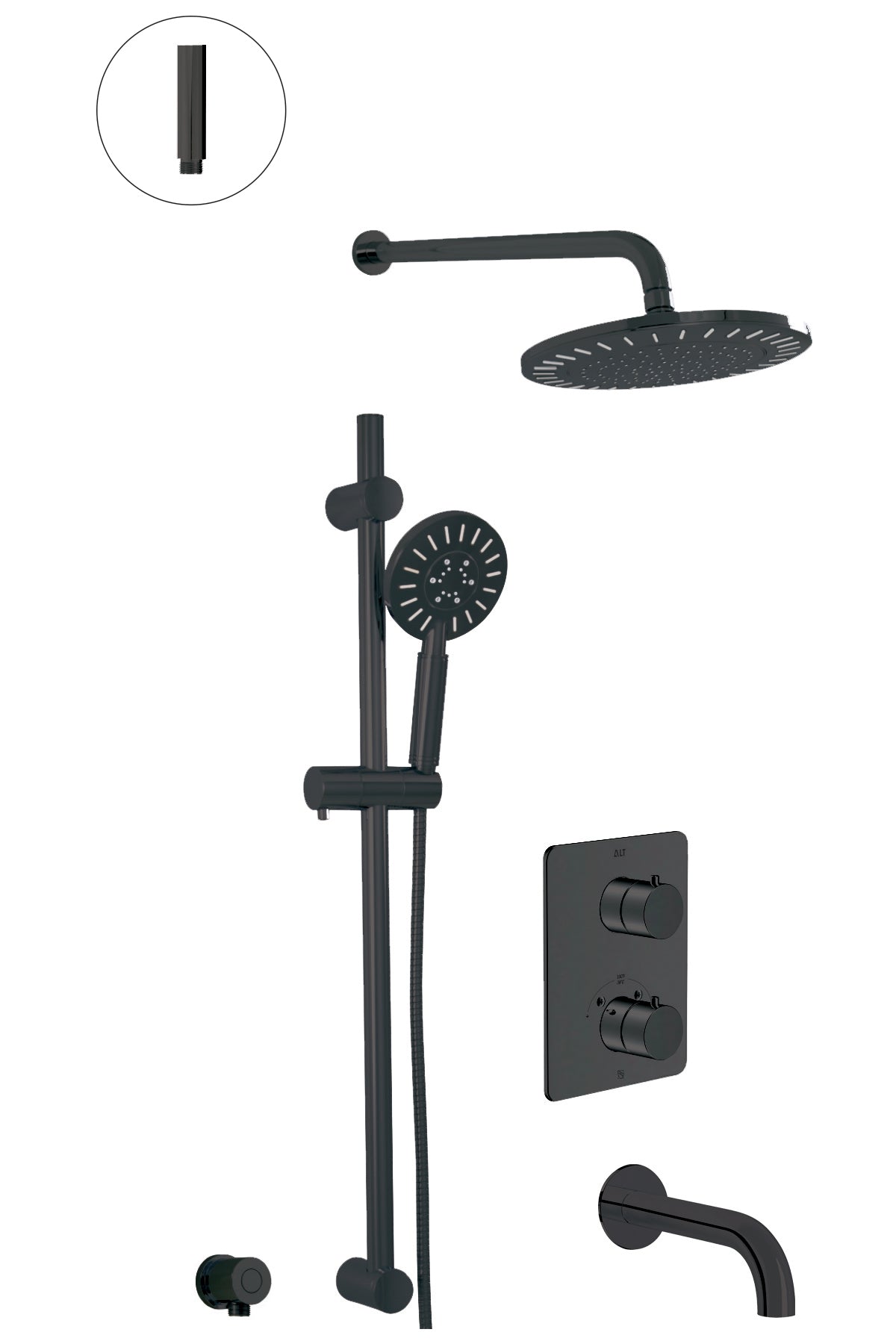Thermostatic shower system 3 functions - Plomberie Royalmount
