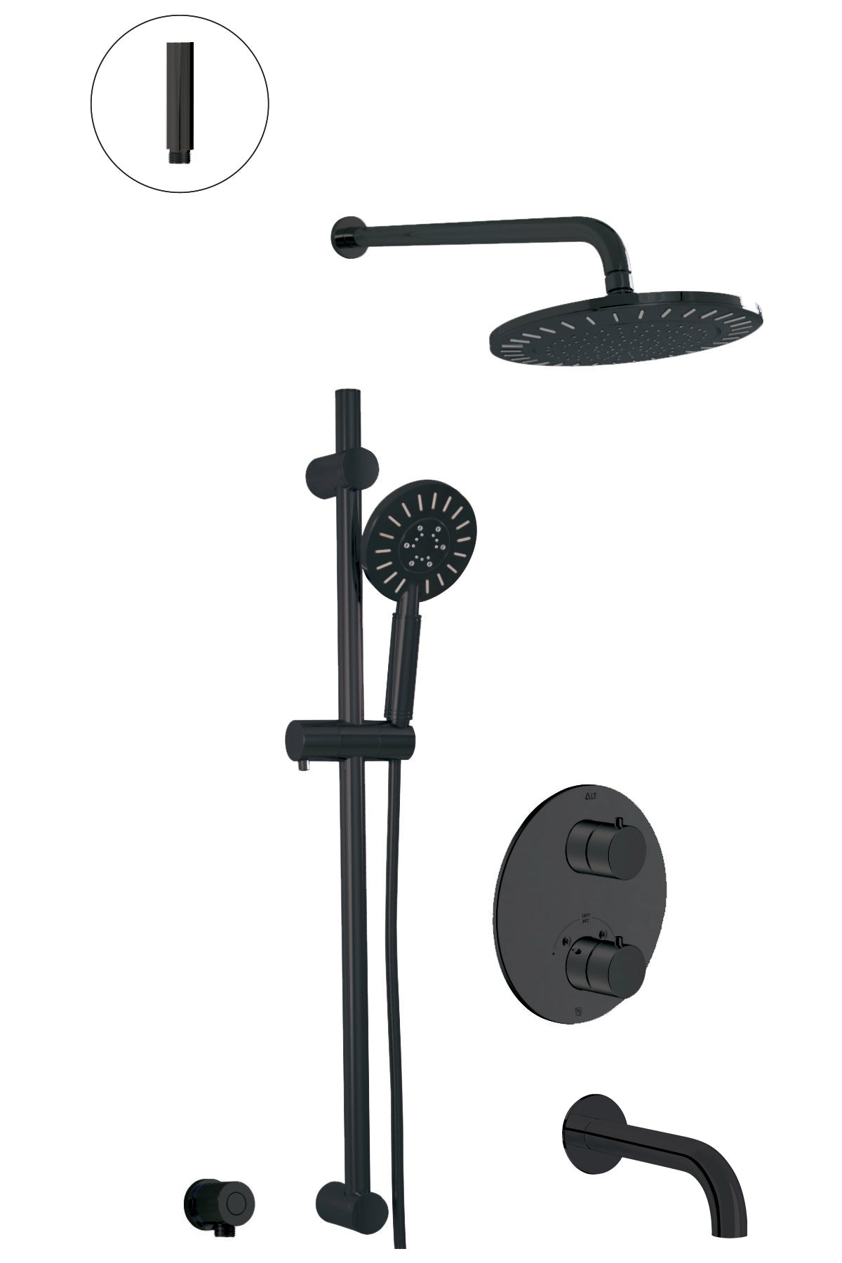 Thermostatic shower system 3 functions - Plomberie Royalmount
