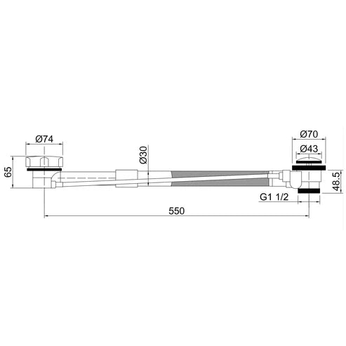 Lauretta Premium Bathtub Drain - ORSO