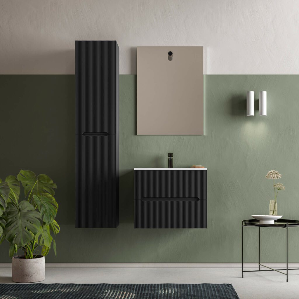 Meuble-lavabo mural Runway
