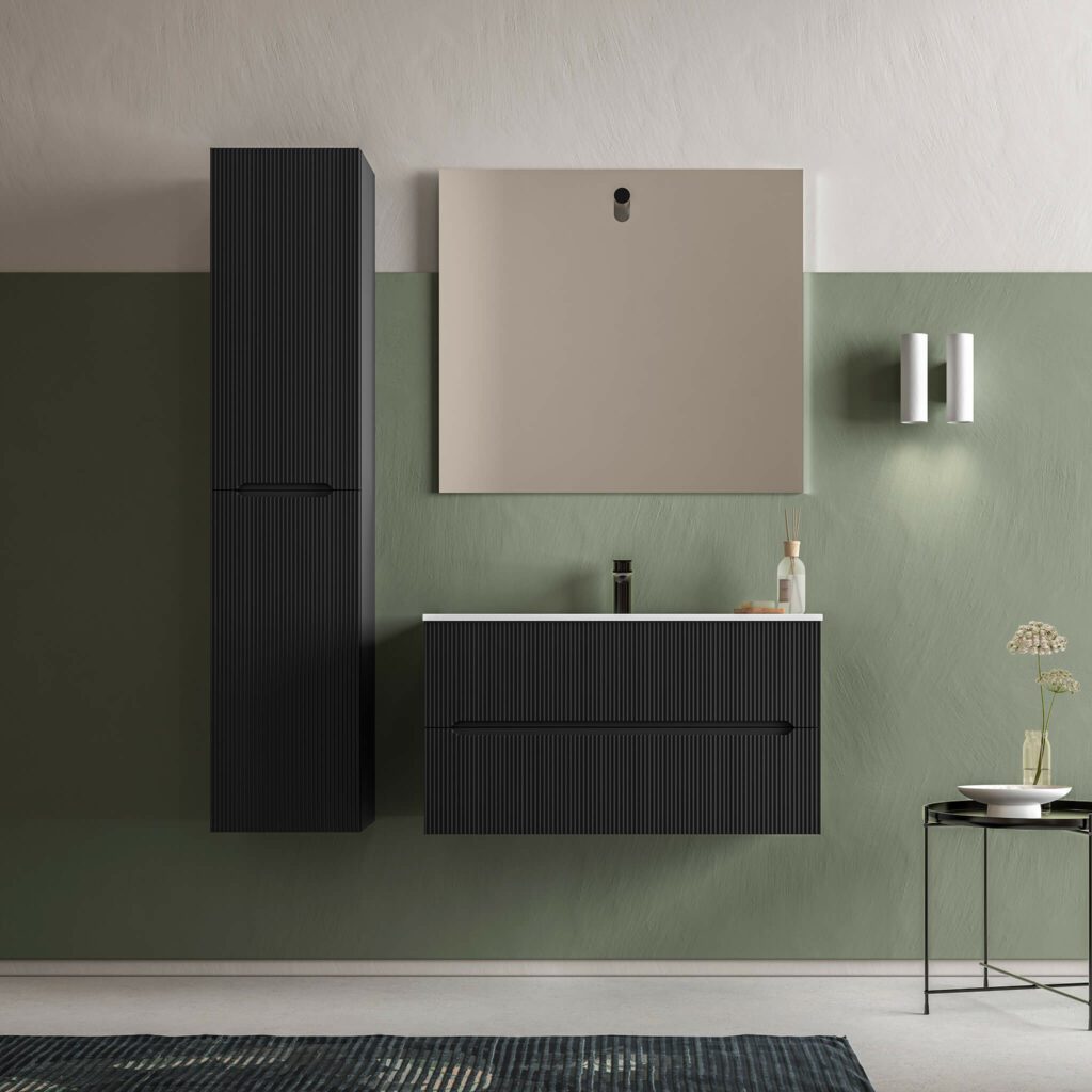 Meuble-lavabo mural Runway