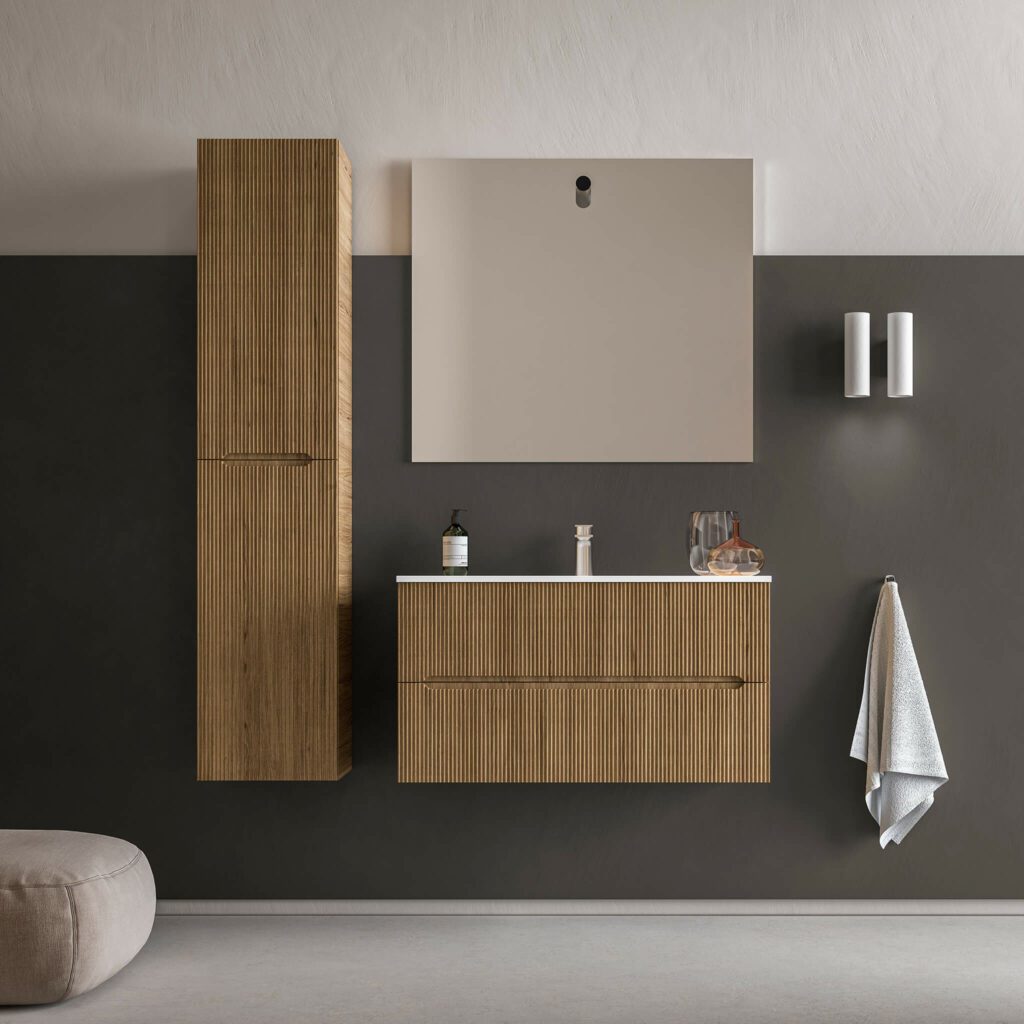 Meuble-lavabo mural Runway