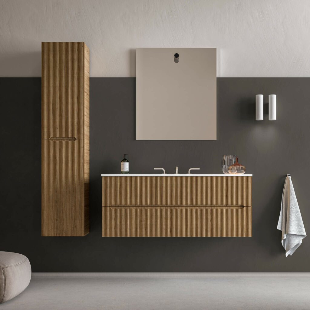 Meuble-lavabo mural Runway