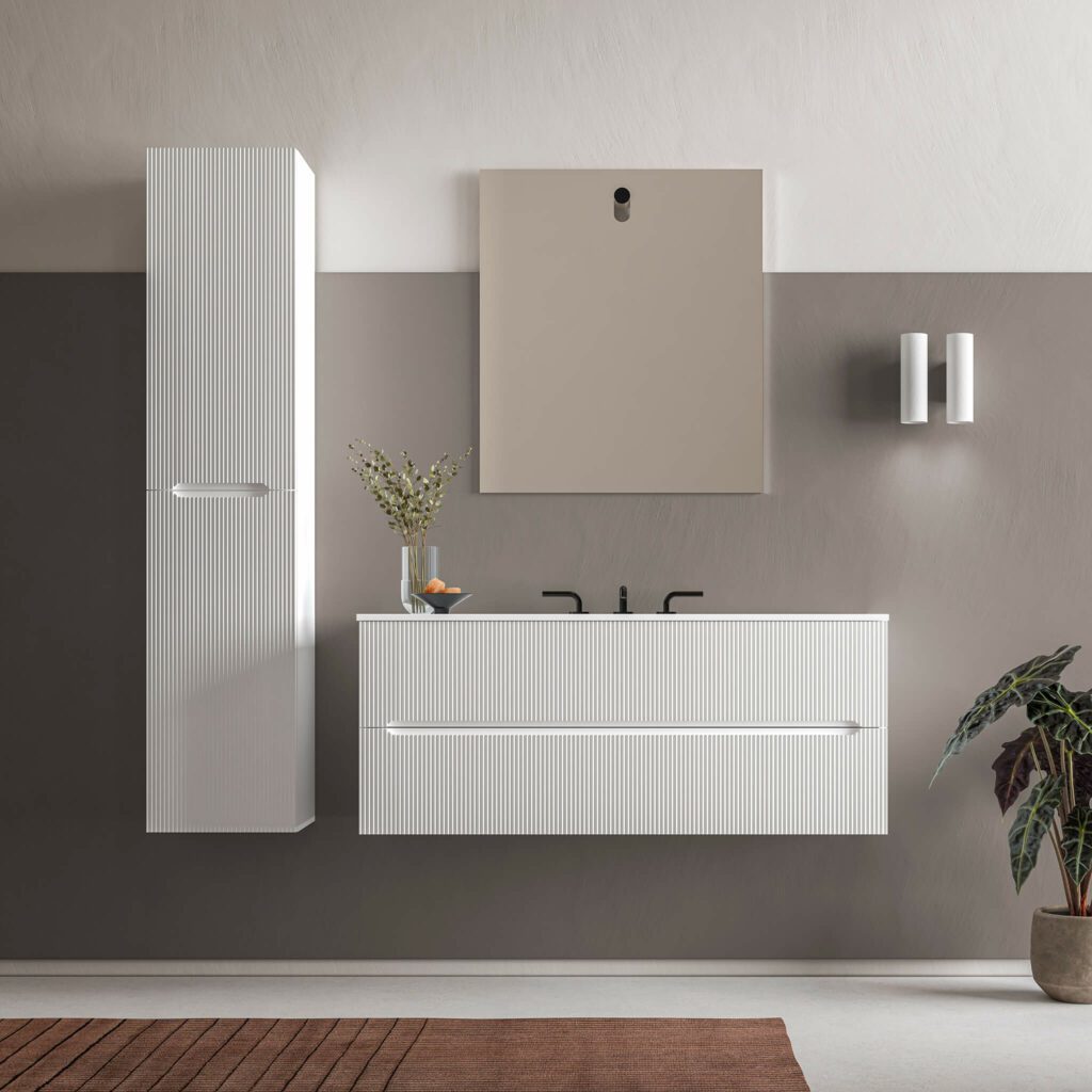 Meuble-lavabo mural Runway