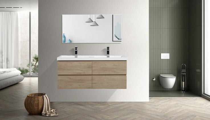 Alice Vanity with acrylic top (24-64inch, single and double)