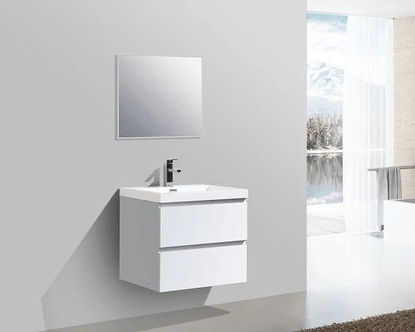 Alice Vanity with acrylic top (24-64inch, single and double)