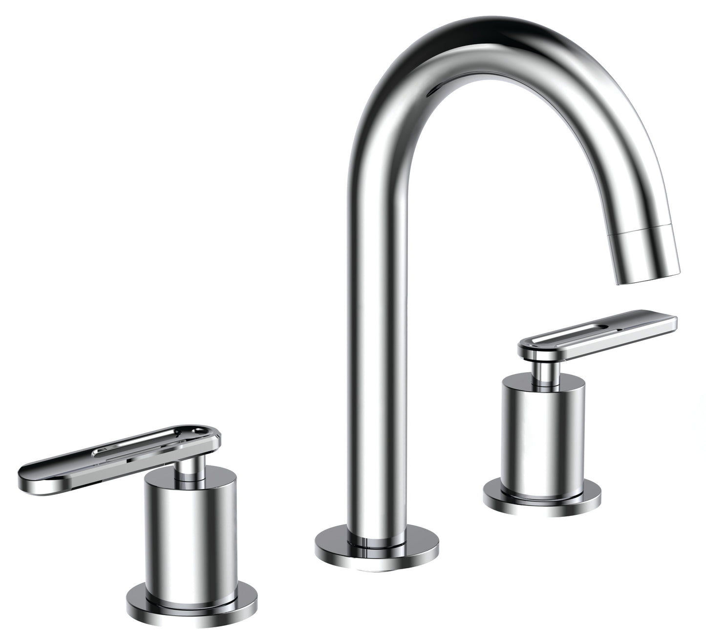 Widespread lavatory faucet Press pop-up drain included - Plomberie Royalmount