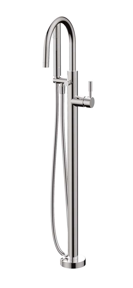 GEO - Floormount tub filler with handshower