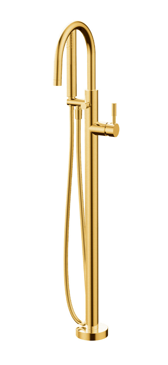 GEO - Floormount tub filler with handshower