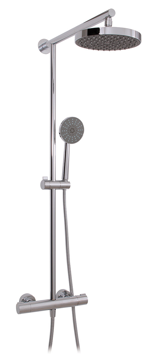 AQUABRASS Ezee 1/2" thermostatic shower column