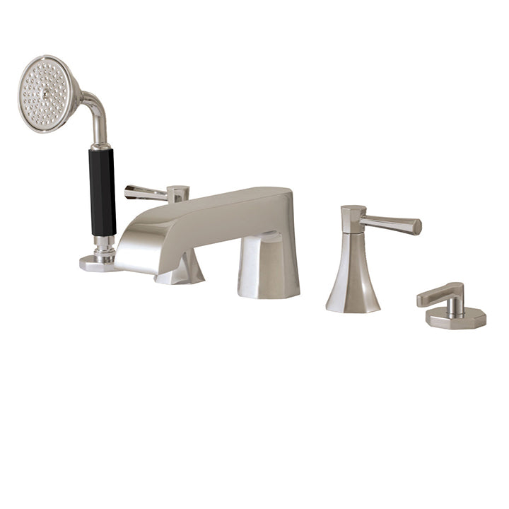 OTTO - 5-piece deckmount tub filler with diverter and handshower