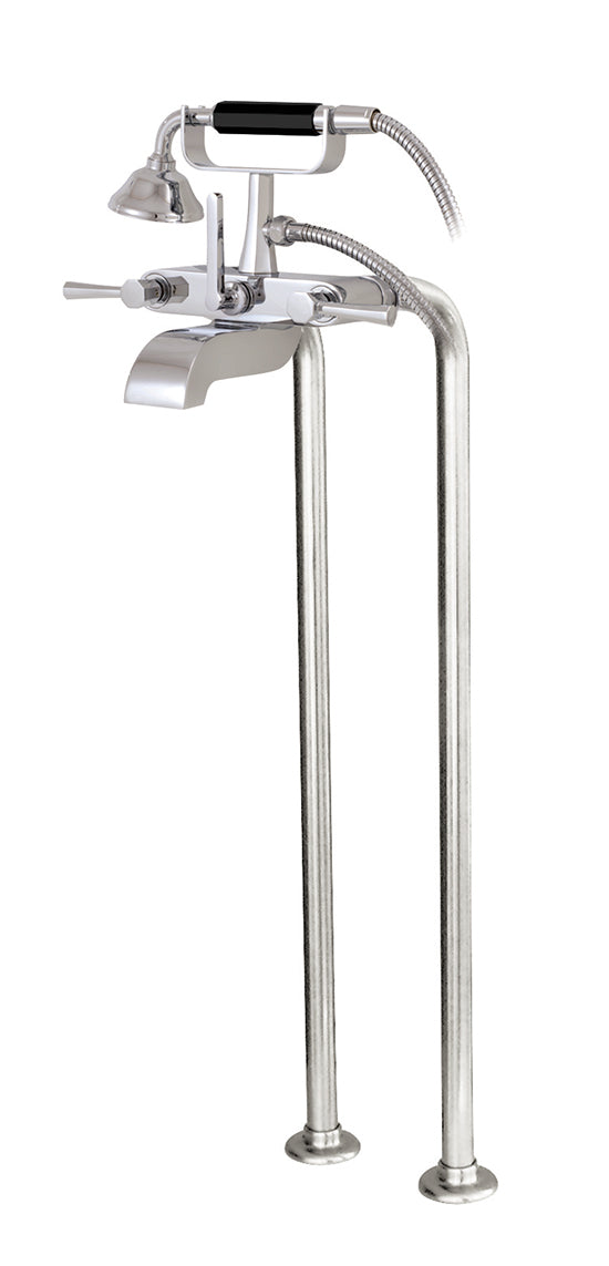 OTTO - Cradle tub filler with handshower and floor risers