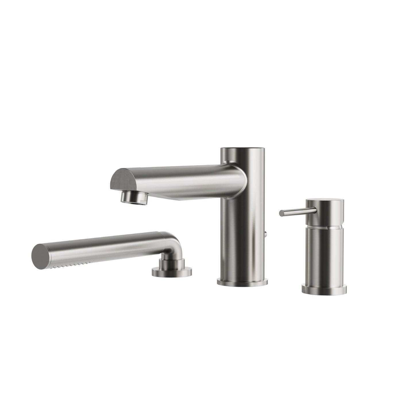 Volare 3-piece Deckmount Tub Filler with Handshower