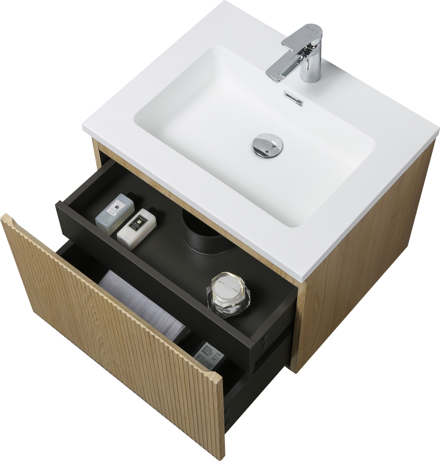 Liner Floating Vanity (24", 36", 48 single, 48 double, 60 double)